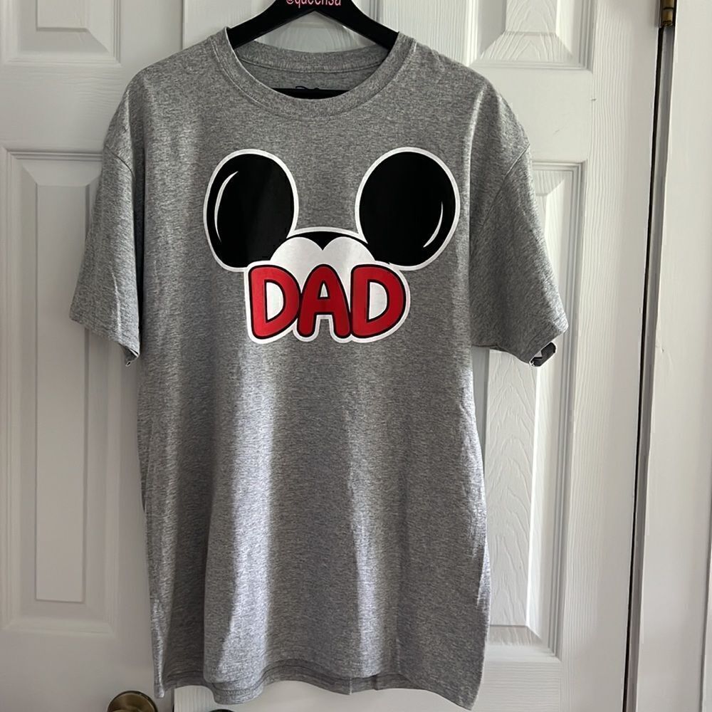 Disney Mickey Mouse Dad Crew Neck T- Shirt